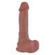 Фаллоимитатор — Erospace Natural Play Silicone Dildo D2, 20,6 см