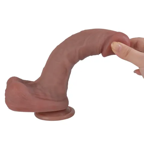 Фаллоимитатор — Erospace Natural Play Silicone Dildo D2, 20,6 см