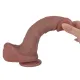 Фаллоимитатор — Erospace Natural Play Silicone Dildo D2, 20,6 см