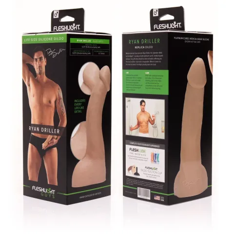 Фаллоимитатор Fleshlight Guys: Ryan Driller Dildo, изготовленный по слепку пениса порноактера
