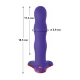 Фаллоимитатор Fun Factory BOUNCER, фиолетовый, шарики внутри, вибрация, диаметр 3,9 см