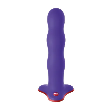 Фаллоимитатор Fun Factory BOUNCER, фиолетовый, шарики внутри, вибрация, диаметр 3,9 см