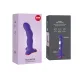 Фаллоимитатор Fun Factory BOUNCER, фиолетовый, шарики внутри, вибрация, диаметр 3,9 см