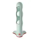 Фалоімітатор Fun Factory BOUNCER Light Green, кульки всередині, ефект вібрації, діаметр 3,9 см