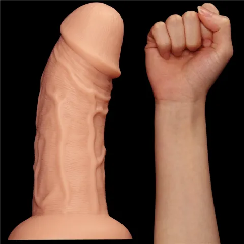 Фалоімітатор - King-Sized Realistic Curved Dildo 9.5