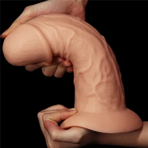Фалоімітатор - King-Sized Realistic Curved Dildo 9.5
