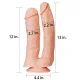 Двойной фаллоимитатор — King-Sized Realistic Mega Double Dildo 12