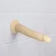 Фалоімітатор Naked Addiction — 9″ Silicone Dual Density Bendable Dildo Vanilla, віброкуля в подаруно