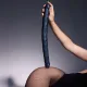 Двойной фаллоимитатор Strap-On-Me DOUBLE DONG REALISTIC DILDO — SNAKY METALLIC COLOR