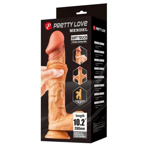 Фалоімітатор - Pretty Love Sliding Skin Mendel 10.2