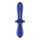 Двосторонній скляний дилдо Satisfyer Double Crystal Light blue, боросилікатне скло, унісекс