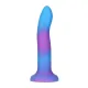 Светящийся в темноте фаллоимитатор ADDICTION Rave 8″ Glow in the Dark Dildo Blue Purple, 20,3 см