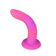 Светящийся в темноте фаллоимитатор ADDICTION Rave 8″, Glow in the Dark Dildo Pink Purple, 20,3 см