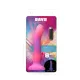 Светящийся в темноте фаллоимитатор ADDICTION Rave 8″, Glow in the Dark Dildo Pink Purple, 20,3 см