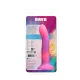 Светящийся в темноте фаллоимитатор ADDICTION Rave 8″, Glow in the Dark Dildo Pink Purple, 20,3 см