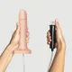 Фаллоимитатор с эякуляцией Strap-On-Me Squirting Cum Dildo Realistic Vanilla, диаметр 3,5 см, силикон