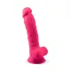 Фалоімітатор SilexD Johnny Pink (MODEL 1 size 7in), двошаровий, силікон + Silexpan, діаметр 3,8см