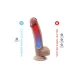 Фалоімітатор SilexD Johnny Premium Real Skin Flesh (7in MODEL 1), ультрареалістик, діаметр 3,8 см
