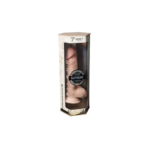 Фалоімітатор SilexD Johnny Premium Real Skin Flesh (7in MODEL 1), ультрареалістик, діаметр 3,8 см