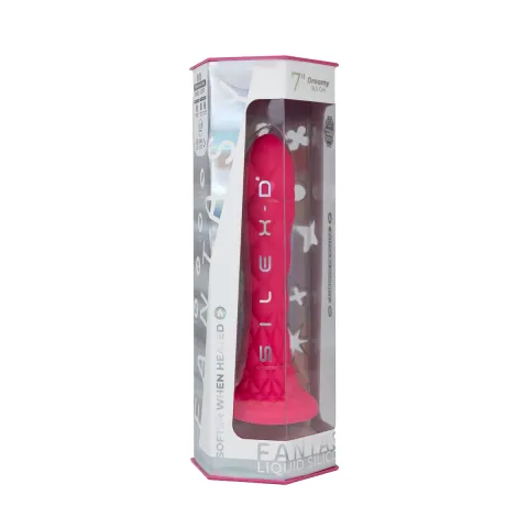 Фалоімітатор - Silexd Liquid Silicone Fantasy Dreamy Size 7, рожевий