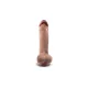 Фалоімітатор SilexD Tomas Premium Real Skin Flesh (9in MODEL 1), ультрареалістик, діаметр 5 см