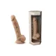 Фаллоимитатор SilexD Vetus Flesh (MODEL 1, размер 8 дюймов), двухслойный, силикон + Silexpan, диаметр 4,2 см