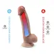 Фаллоимитатор SilexD Vetus Premium Real Skin Flesh (8in MODEL 1), ультрареалистичный, диаметр 4,1 см