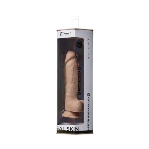 Фаллоимитатор SilexD Vetus Real Skin Flesh (8in MODEL 1) из супермягкого силикона + Silexpan, диаметр 4,1 см