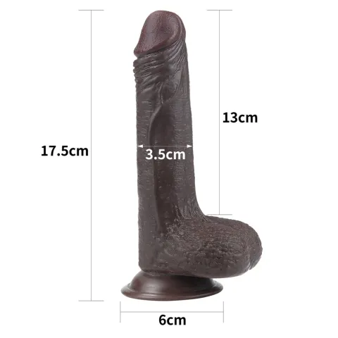 Фалоімітатор - Sliding-Skin Dual Layer Dong 7