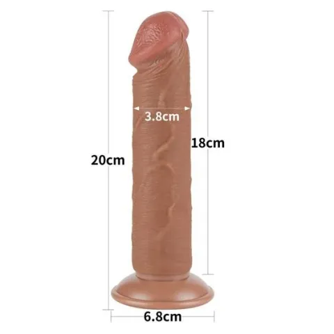 Фалоімітатор - Sliding-Skin Dual Layer Dong 8