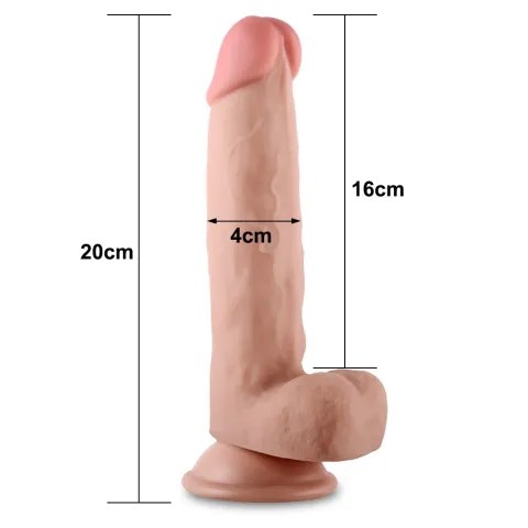 Фалоімітатор - Sliding-Skin Dual Layer Dong 8