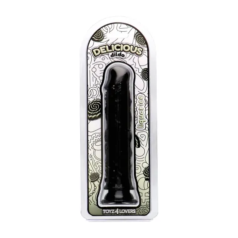 Фалоімітатор з ароматом лакриці - Toyz4lovers Delicious Dildo Liquorice, 20 см