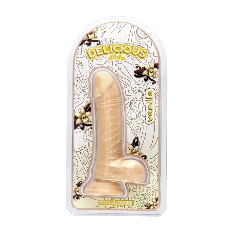 Фаллоимитатор с ароматом ванили — Toyz4lovers Delicious Dildo Vanilla, 18 см