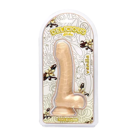 Фаллоимитатор с ароматом ванили — Toyz4lovers Delicious Dildo Vanilla, 18,5 см