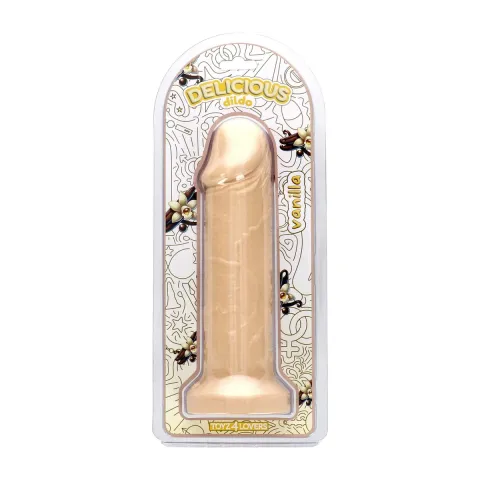 Фаллоимитатор с ароматом ванили — Toyz4lovers Delicious Dildo Vanilla, 25 см