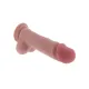 Фалоімітатор з мошонкою - Deluxe Dual Density Thick Dildo TPE 23 cm