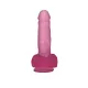 Фаллоимитатор с мошонкой — Jelly Studs Crystal Dildo Medium 7