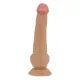 Фалоімітатор з мошонкою PRETTY LOVE TALLEN 8.7(220mm) Sliding Skin Series TPR, Suction base