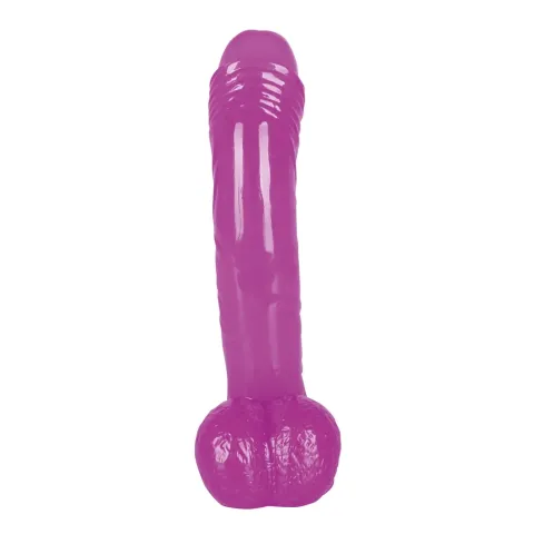 Фаллоимитатор с мошонкой — Ready Mate Softdildo Lila