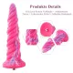 Фантазийный фаллоимитатор 10,12″ для секс-машин Hismith Silicone Dildo rose Monster Series, KlicLok