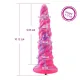 Фантазийный фаллоимитатор 10,12″ для секс-машин Hismith Silicone Dildo rose Monster Series, KlicLok