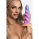 Фэнтезийный фаллоимитатор Creature Cocks Glow-in-the-Dark Unicorn Dildo, светящийся в темноте, 20,6 см