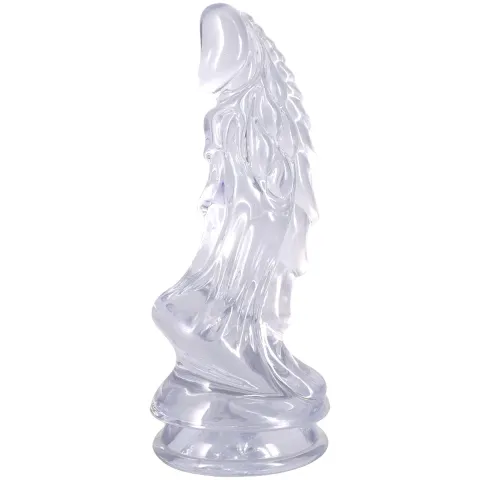 Фентезійний фалоімітатор Doc Johnson Crystal Jellies - Invader Dong 8.5 Inch - Clear