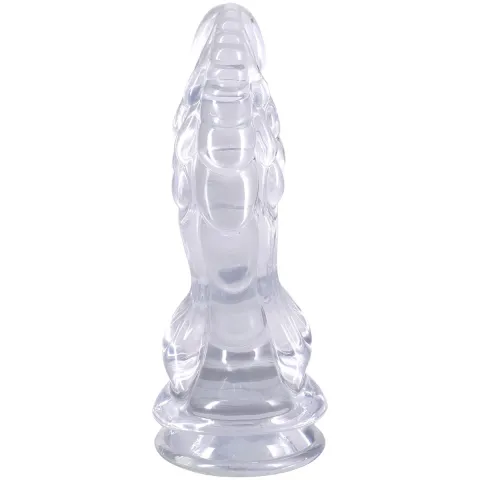 Фентезійний фалоімітатор Doc Johnson Crystal Jellies - Invader Dong 8.5 Inch - Clear