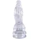 Фентезійний фалоімітатор Doc Johnson Crystal Jellies - Invader Dong 8.5 Inch - Clear