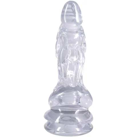 Фентезійний фалоімітатор Doc Johnson Crystal Jellies - Invader Dong 8.5 Inch - Clear