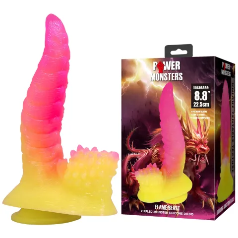 Фентезійний фалоімітатор - Power Monsters Flamebeast, 22.5 см