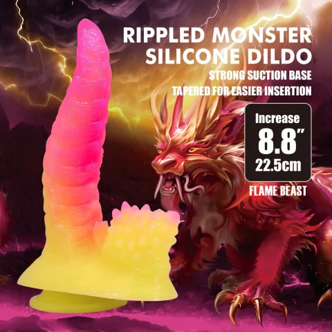 Фентезійний фалоімітатор - Power Monsters Flamebeast, 22.5 см