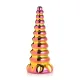 Фентезійний скляний фалоімітатор Creature Cocks Twilight Rainbow Glass Dildo, 16 см