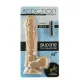 Гибкий фаллоимитатор на присоске ADDICTION — ANDREW 8″ Silicone Dong — Caramel, виброшарик в подарок